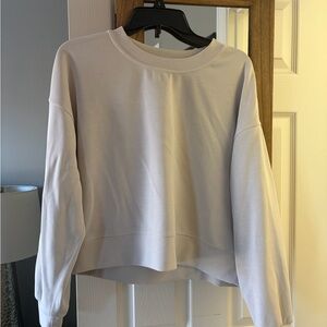 Lululemon softstreme cropped sweatshirt